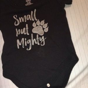 Yoga Sprout “Small but mighty” onesie